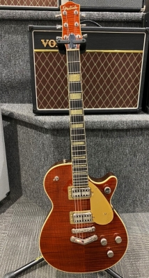 Gretsch - G6228FM Players Edition Duo Jet Single Cutaway with ''V'' Stoptail - Bourbon Stain