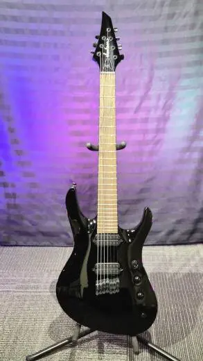 Jackson Guitars - Guitare Pro Series signature Chris Broderick Soloist 7, touche en laurier - Noir brillant