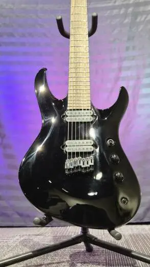 Jackson Guitars - Guitare Pro Series signature Chris Broderick Soloist 7, touche en laurier - Noir brillant 2