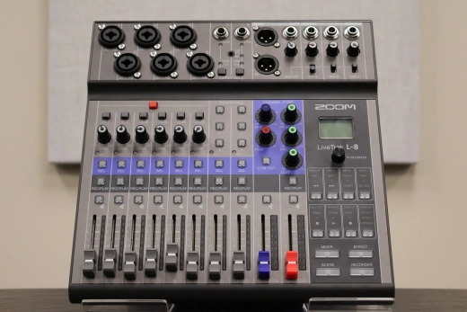 Zoom - Mélangeur numérique portable 8 canaux et enregistreur multipiste LiveTrak L-8