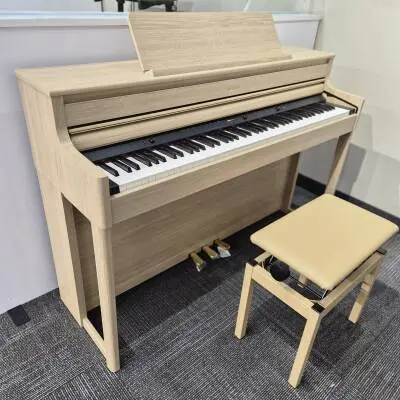 Roland - Piano num�rique HP704 avec support et banc - Ch�ne clair 2