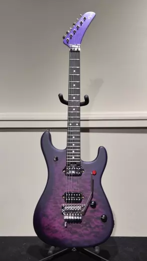 Store Special Product - EVH -  Guitare lectrique Deluxe QM srie 5150  touche en bne (fini Purple Daze)