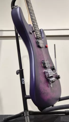 Store Special Product - EVH -  Guitare lectrique Deluxe QM srie 5150  touche en bne (fini Purple Daze)
