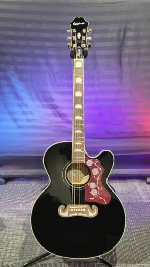 Store Special Product - Epiphone - J-200 Style Super Jumbo avec pan coup� + Preamp -�b�ne