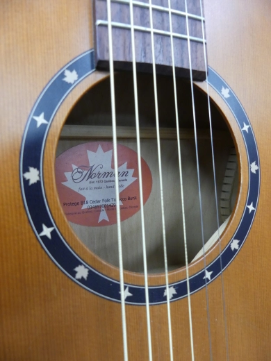 Norman Protege B18-Cedar Folk Tobacco Burst 6