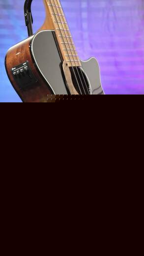 Store Special Product - Ibanez - Basse acoustique/�lectrique AEG24E (fini Black High Gloss)