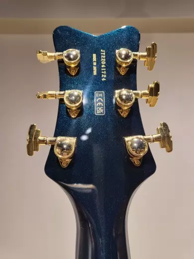 Gretsch Guitars - Guitare à caisse creuse G6136TG Falcon édition Players avec Bigsby et quincaillerie or - Midnight Sapphire 2