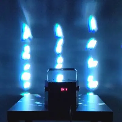 American DJ - Mini Dekker LZR LED Moonflower + Laser Rouge/Vert 2-FX-en-1 2