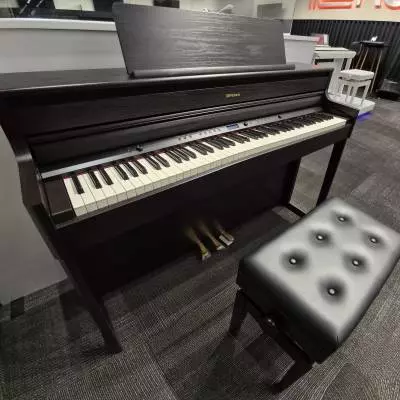 Roland - Piano numérique HP704 avec support et banc - Palissandre foncé 2