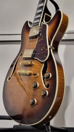 Ibanez - Guitare électrique à corps creux AS93FM Artcore Expressionist (fini Sunburst « violon ») 2