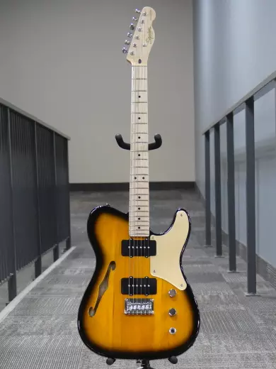 Squier - Guitare Telecaster Thinline Paranormal Cabronita, touche rable - Sunburst 2 couleurs