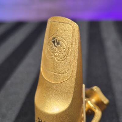 Theo Wanne Durga V Alto Saxophone Mouthpiece - 8, Gold-Plated