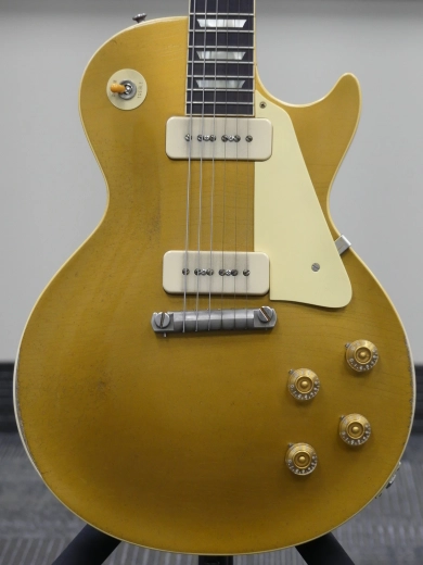 Gibson Custom Shop - Guitare Les Paul Standard '54 Murphy Lab Heavy Aged - Double Gold top 2