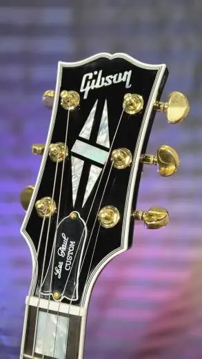 Gibson Custom Shop - Les Paul Custom (fini �b�ne, touche en �b�ne) 2