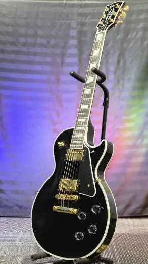 Gibson Custom Shop - Les Paul Custom (fini �b�ne, touche en �b�ne)
