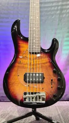 Sterling by Music Man - Basse �lectrique � 5 cordes StingRay 5 RAY35 (table en �rable coti, fini Sunburst 3 tons) 2