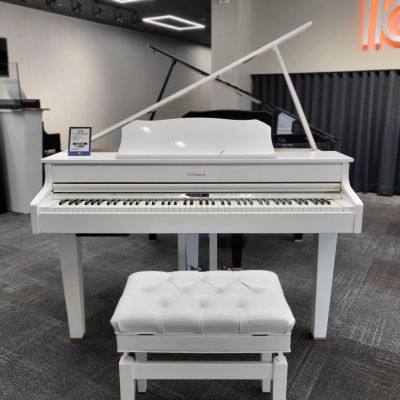 Roland - Piano  queue numrique GP607 avec banc (fini blanc poli)