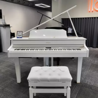 Roland - Piano  queue numrique GP607 avec banc (fini blanc poli)