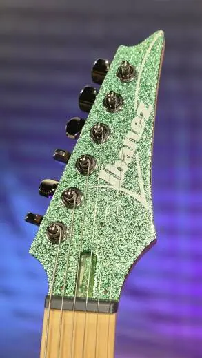 Ibanez - Guitare �lectrique � 6 cordes RG421MSP - Turquoise Sparkle 2