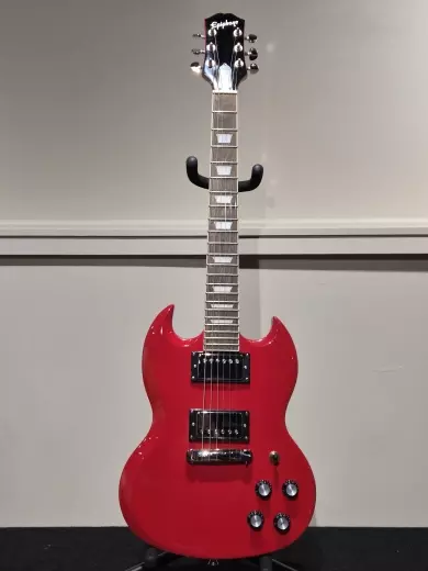 Epiphone - SG Power Player avec accessoires (fini rouge lave)