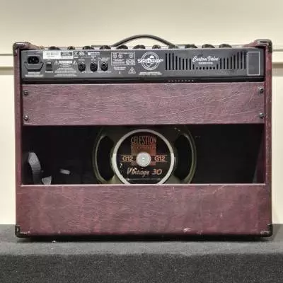 Traynor - Amplificateur de guitare Combo Custom Valve 40 watts à lampes 1x12 - Rouge vin 2