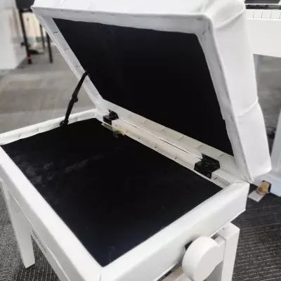 Roland - Piano à queue numérique GP607 avec banc (fini blanc poli) 2
