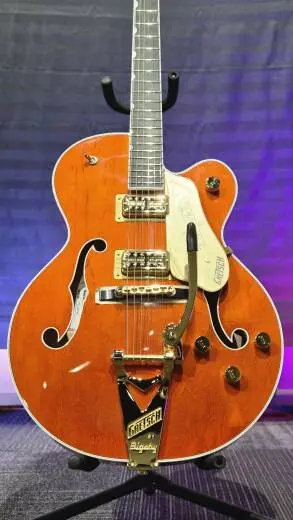 Gretsch Guitars - Guitare � caisse creuse G6120TG Nashville �dition Players avec Bigsby et quincaillerie or - Orange Stain 2
