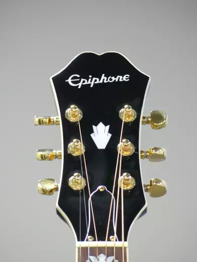 Epiphone - Guitare électro-acoustique gauchère J-200 EC Studio - Vintage Sunburst 2