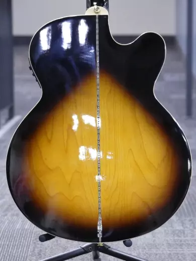 Epiphone - Guitare électro-acoustique gauchère J-200 EC Studio - Vintage Sunburst 2