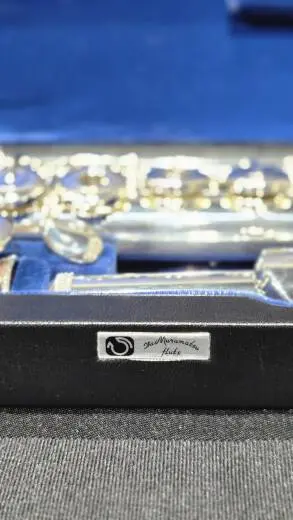 Muramatsu - Fl�te s�rie GX � t�te et corps en argent massif, sol d�cal�, m�canisme de mi fendu et cl� de trille en do di�se 2