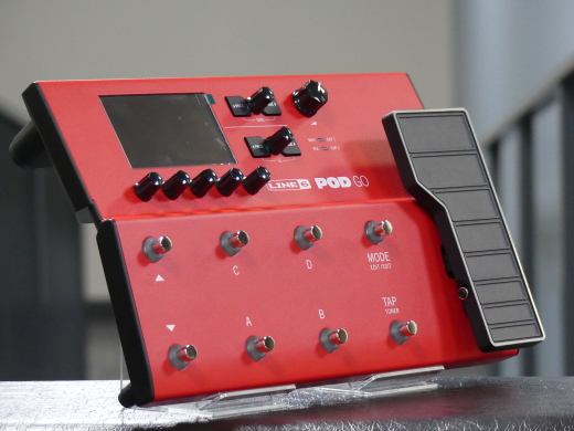 Line 6 POD Go Multi-FX Floor Processor - Limited Edition Red