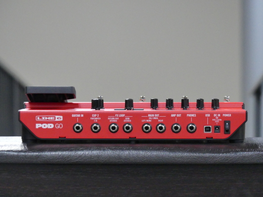 Line 6 POD Go Multi-FX Floor Processor - Limited Edition Red