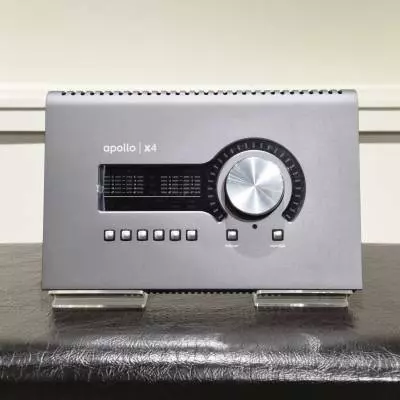 Universal Audio - Interface audio Thunderbolt 3 Apollo x4 12 x 18 de la srie Heritage avec traitement QUAD Core UAD-2