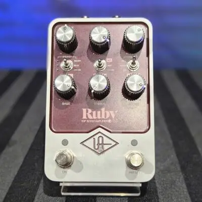 Store Special Product - Universal Audio - P�dale d�amplification UAFX Top Boost Ruby �63