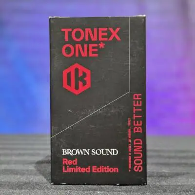 IK Multimedia - P�dale TONEX ONE Brown Sound en s�rie limit�e (rouge) 2