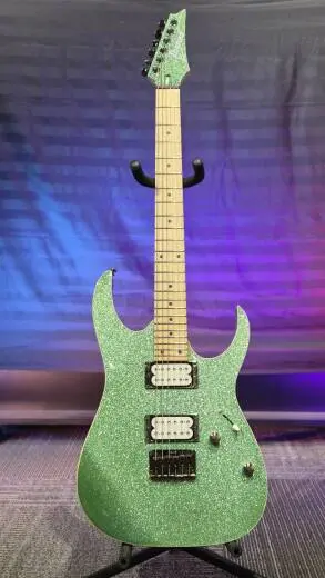 Ibanez - Guitare �lectrique � 6 cordes RG421MSP - Turquoise Sparkle