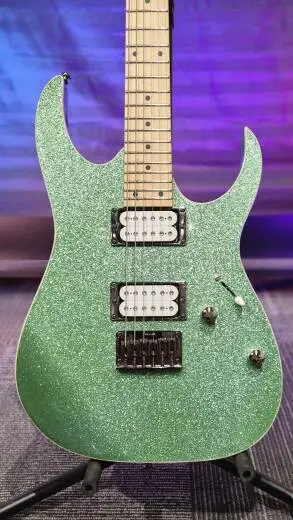 Ibanez - Guitare �lectrique � 6 cordes RG421MSP - Turquoise Sparkle 2