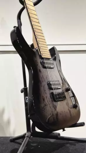 Jackson Guitars - Guitare lectrique Dinky JS32-7 DKA HT (table bombe, touche en rable torrfi)  Fini Burst noir translucide 2