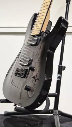 Jackson Guitars - Guitare lectrique Dinky JS32-7 DKA HT (table bombe, touche en rable torrfi)  Fini Burst noir translucide 2