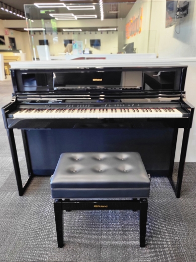 Roland - Piano numrique LX705 avec support et banc - Ebne poli