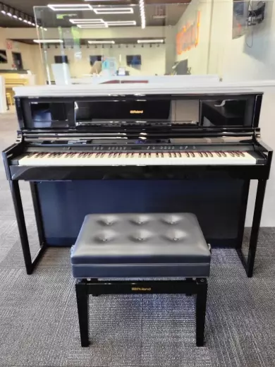 Roland - Piano numrique LX705 avec support et banc - Ebne poli