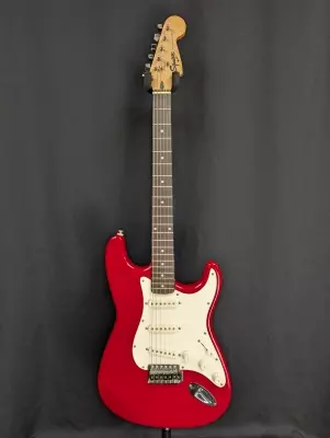 1996 Korean Squier Stratocaster - Red