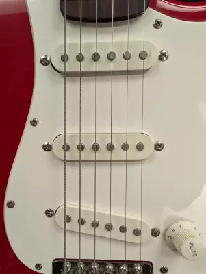 1996 Korean Squier Stratocaster - Red 3