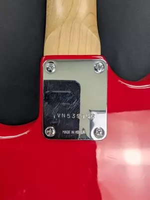 1996 Korean Squier Stratocaster - Red 6