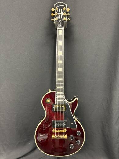 Epiphone Jerry Cantrell Wino Les Paul Custom Outfit - Dark Wine Red