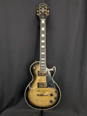 Epiphone - LP Custom Quilt - Cobra Burst