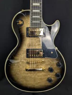Epiphone - LP Custom Quilt - Cobra Burst 2