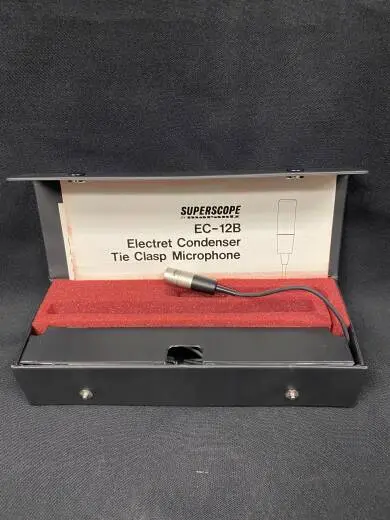SUPERSCOPE EC-12B ELECTRET MIC
