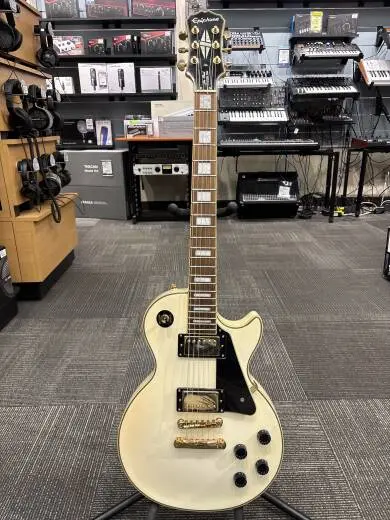 Epiphone - LP Custom Pro White