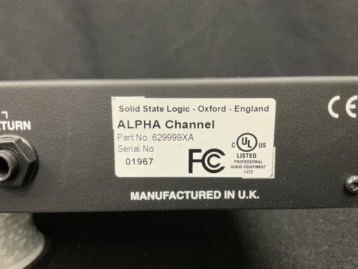 Gear Hunter | Solid State Logic - ALPHA CHANNEL